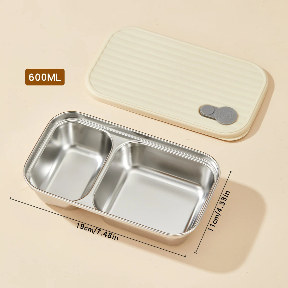 Pure Joy BentoBox™ – Stainless Steel Lunchbox for Kids (600 ml / 700 ml)