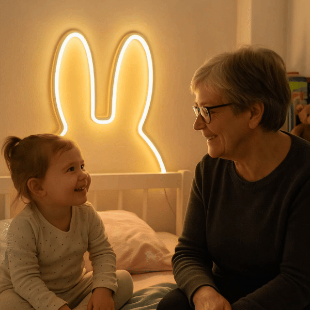 Pure Joy Bunny Night Light