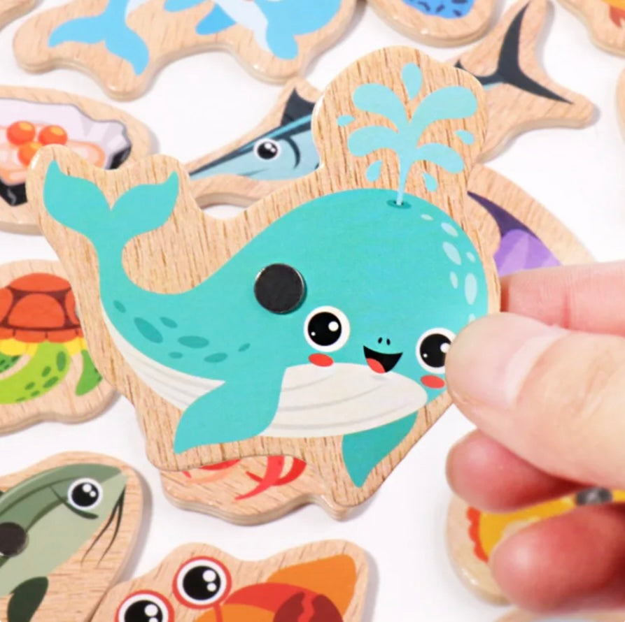 Montessori Magnetic Fishing Toy