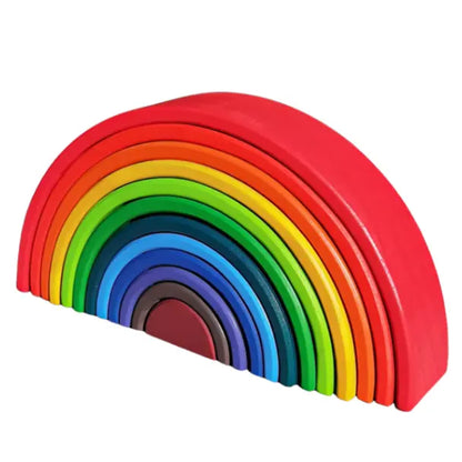 Pure Joy Large Wooden Rainbow – Endless Creative Play