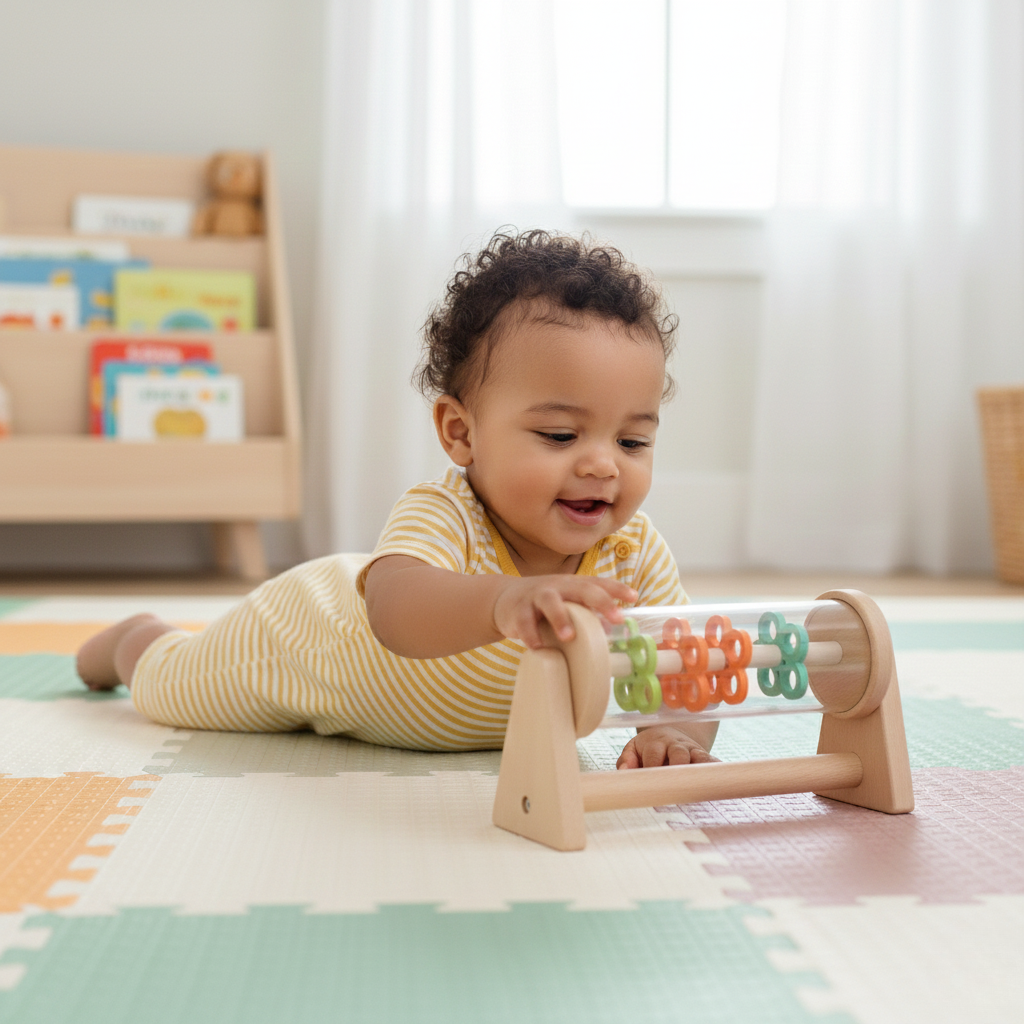 Pure Joy – Wooden Musical Rainmaker Roller