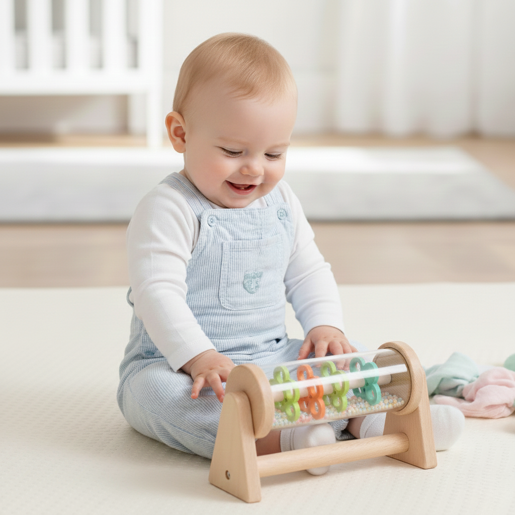 Pure Joy – Wooden Musical Rainmaker Roller