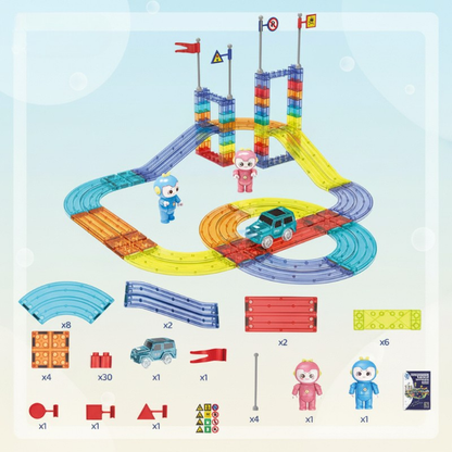 Pure Joy SmartTrack™ – Magnetic Building & Electric Track Set