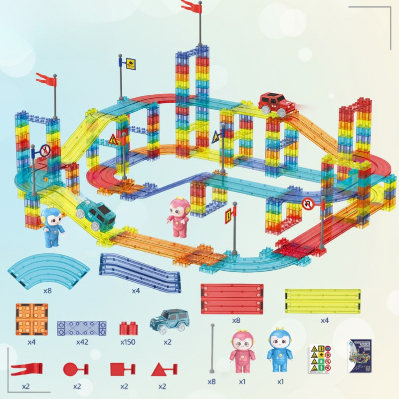 Pure Joy SmartTrack™ – Magnetic Building & Electric Track Set