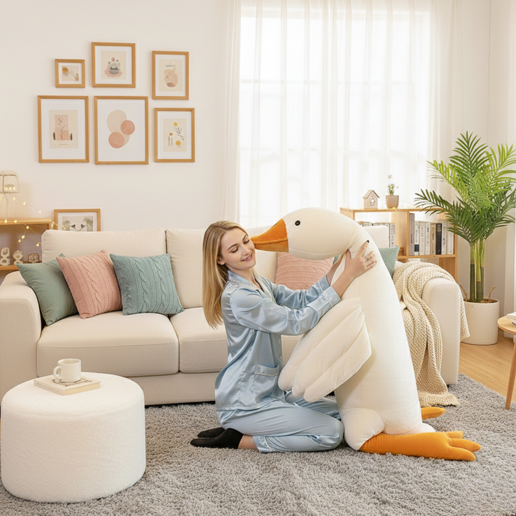 Pure Joy Giant Goose™ – Extra Long Cuddle Plush