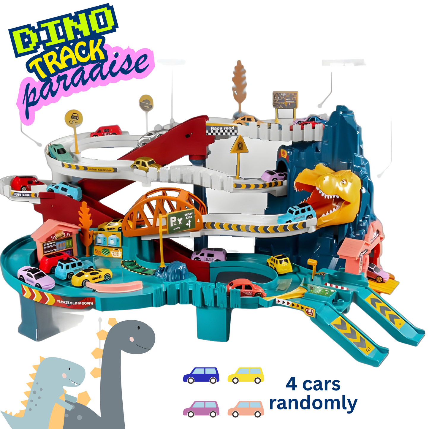 Pure Joy Dino Rail Adventure Set