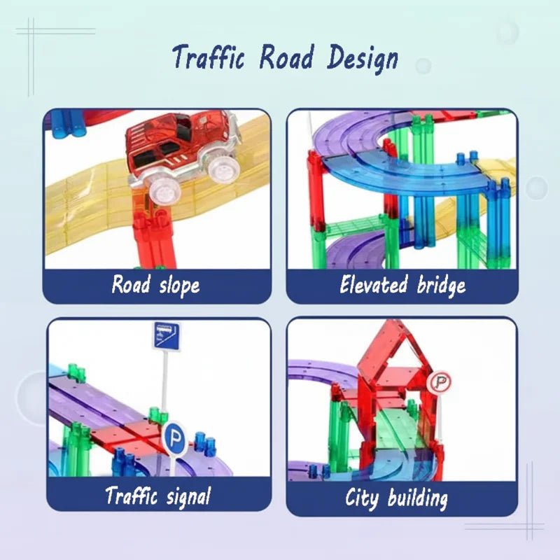 Pure Joy SmartTrack™ – Magnetic Building & Electric Track Set