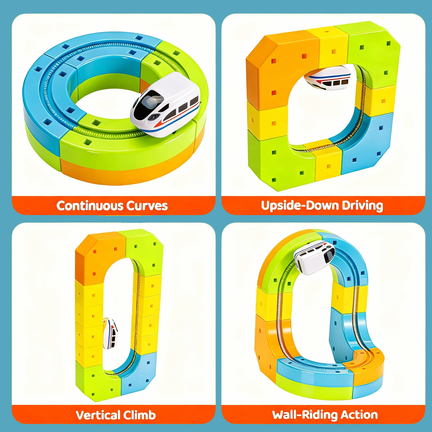 Pure Joy Gravity Rail Builder Set