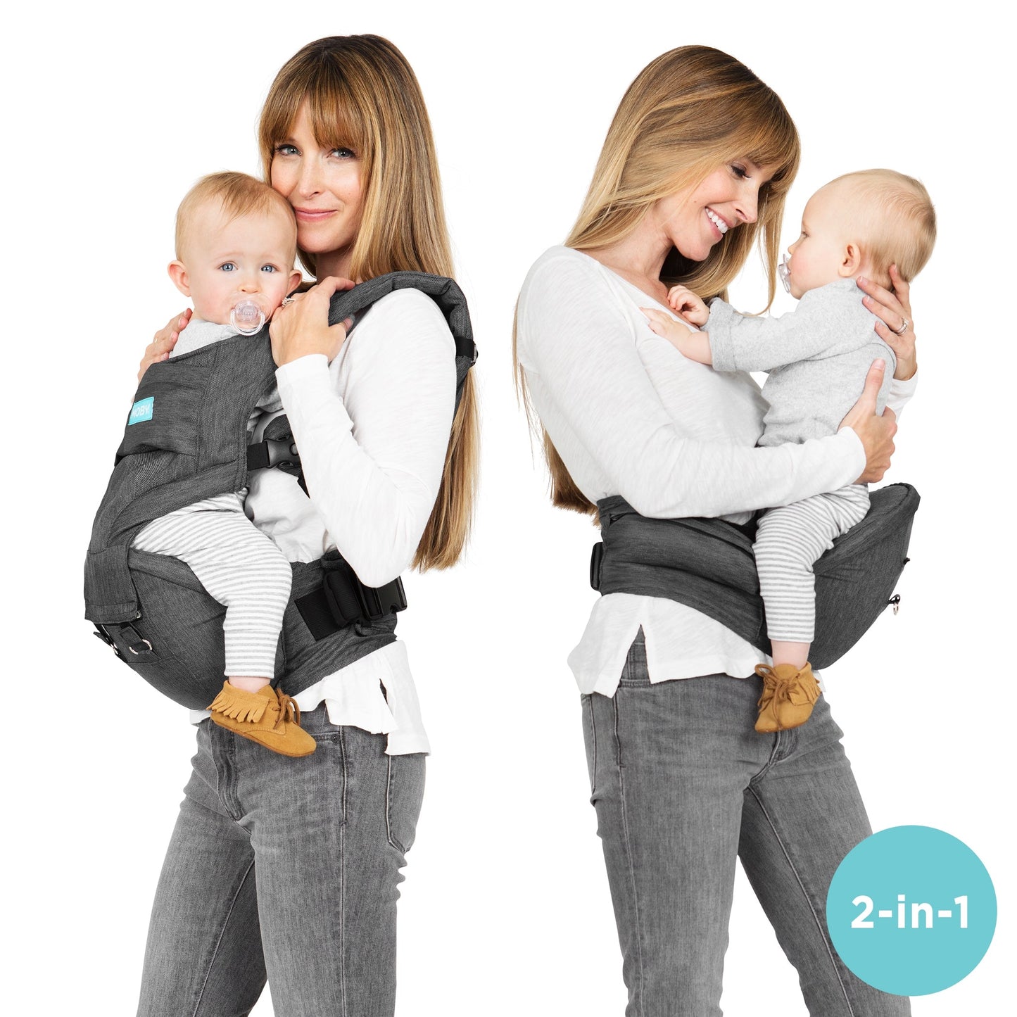 Pure Joy GrowTogether™ – 2-in-1 Baby Carrier & Hip Seat