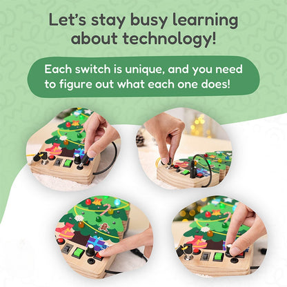 Montessori Christmas Switch Board